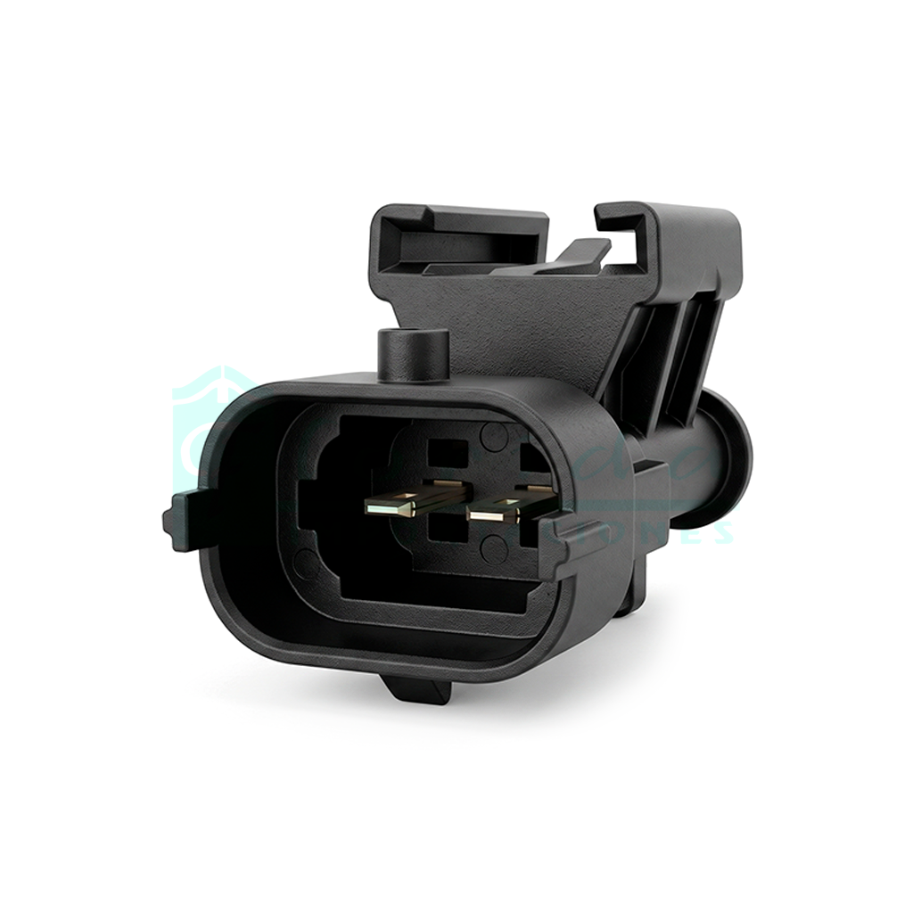 1008.CONECTOR (PACHA) LUZ REVERSA (2 PINES)(HEMBRA)