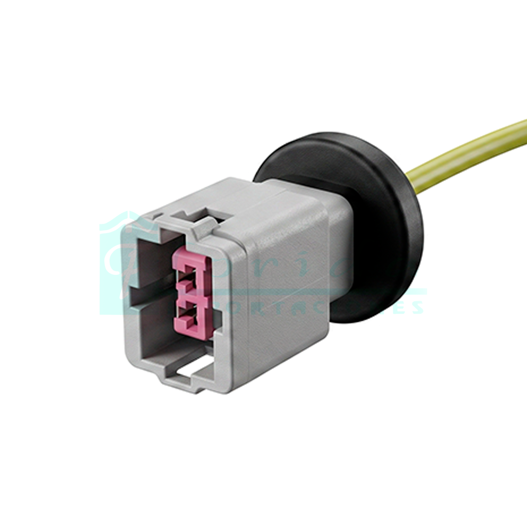 1014.CONECTOR (PACHA) INYECTOR PEUGEOT (GUIA CENTRAL)(2 PINES)