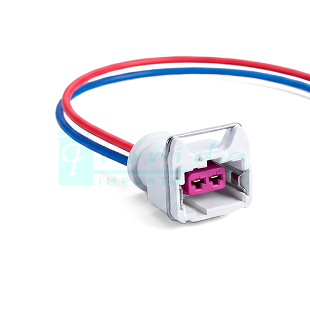 1015.CONECTOR (PACHA) INYECTOR PEUGEOT (GUIA IZQUIERDA)(2 PINES)