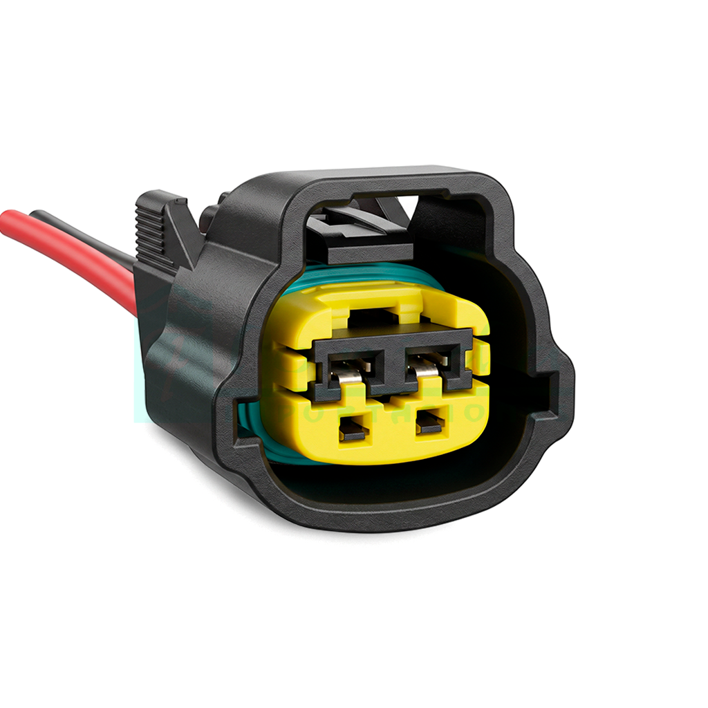 1028.CONECTOR (PACHA) INYECTOR HAFEI SAMYOUNG GREATWELL NISSAN PITO HYUNDAI (2 PINES)
