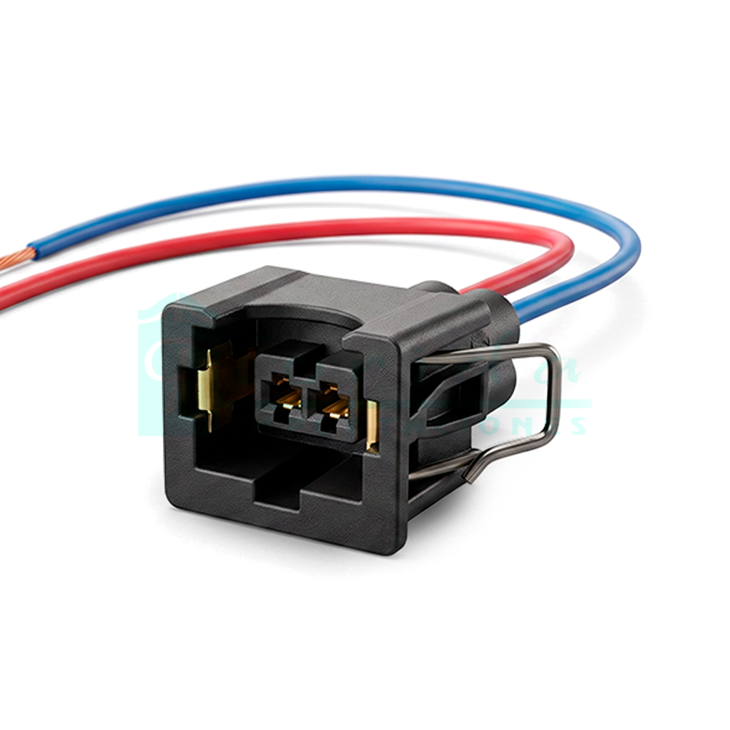 1033.CONECTOR (PACHA) INYECTOR CLIO II SYMBOL 16V MEGANE CLASIC LOGAN SANDERO TWINGO SPARK ATOS … 04 TROMPO TEMPERARURA SPARK ACCENT (2 PINES)(HEMBRA)