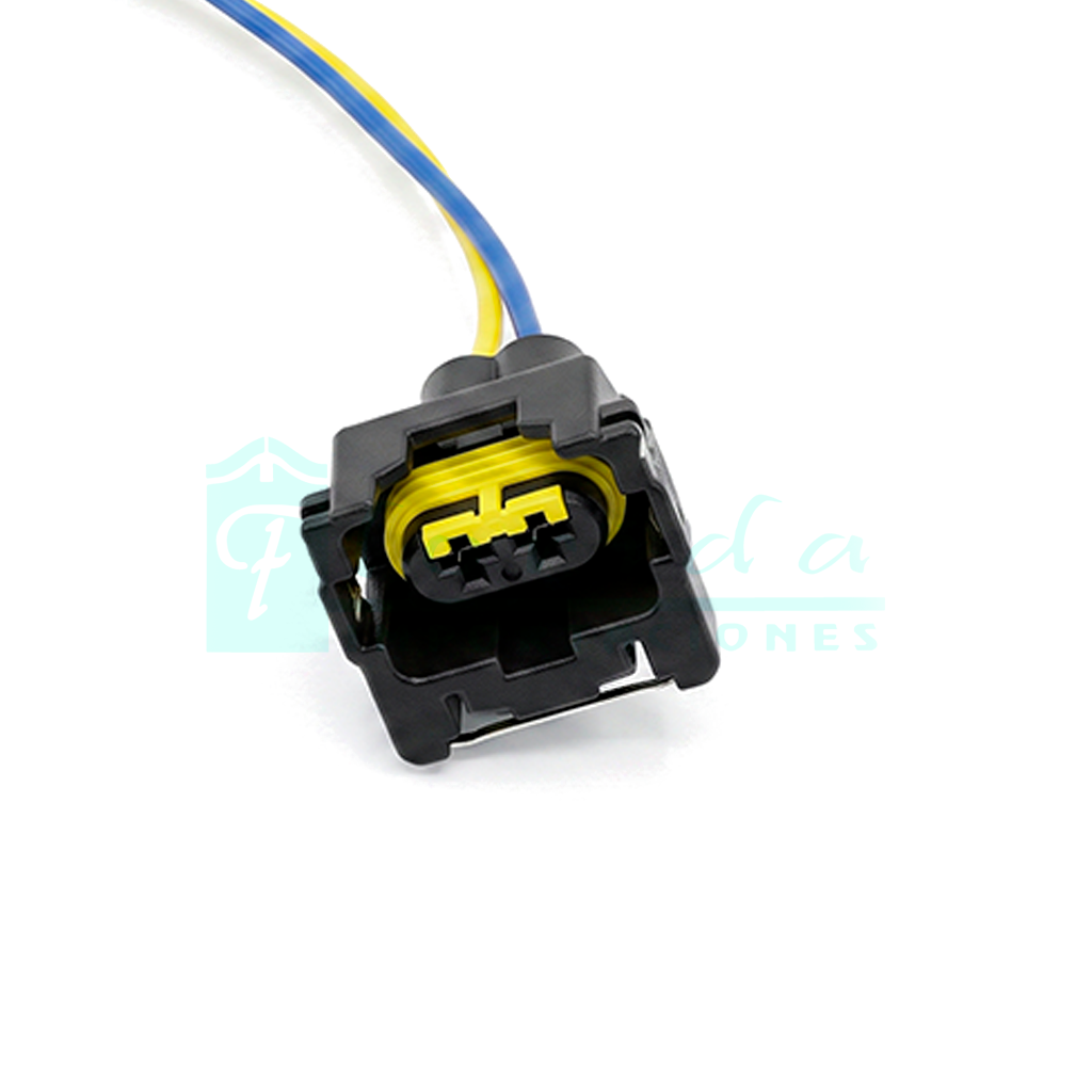 1034.CONECTOR (PACHA) INYECTOR CLIO II SYMBOL 16V MEGANE CLASIC LOGAN SANDERO TWINGO SPARK ATOS … 04 TROMPO TEMPERARURA SPARK ACCENT (2 PINES)