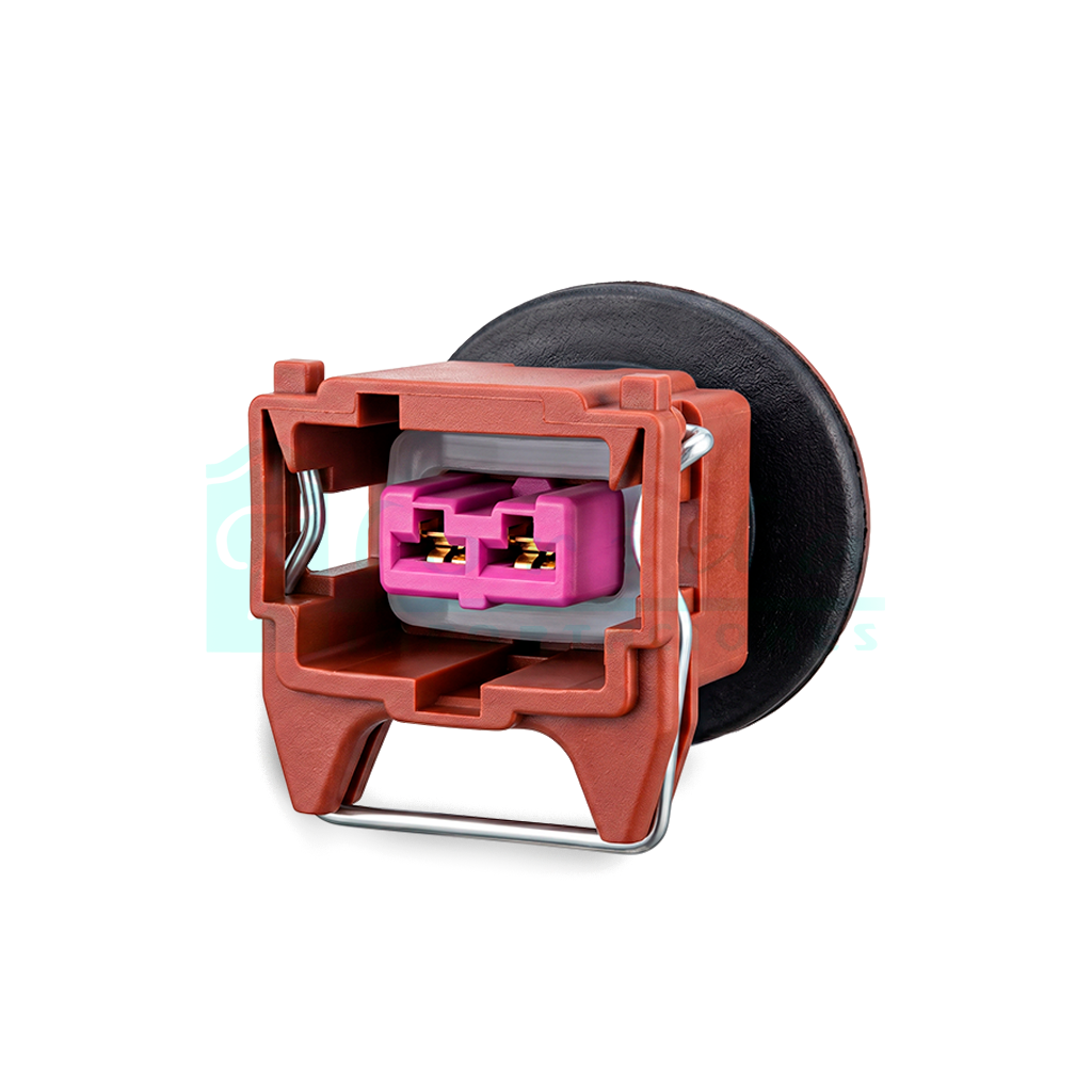 1035.CONECTOR (PACHA) INYECTOR CLIO II SYMBOL 16V MEGANE CLASIC LOGAN SANDERO TWINGO SPARK ATOS … 04 PEUGEOT (GUIA DERECHA TROMPO TEMPERARURA SPARK ACCENT (2 PINES)