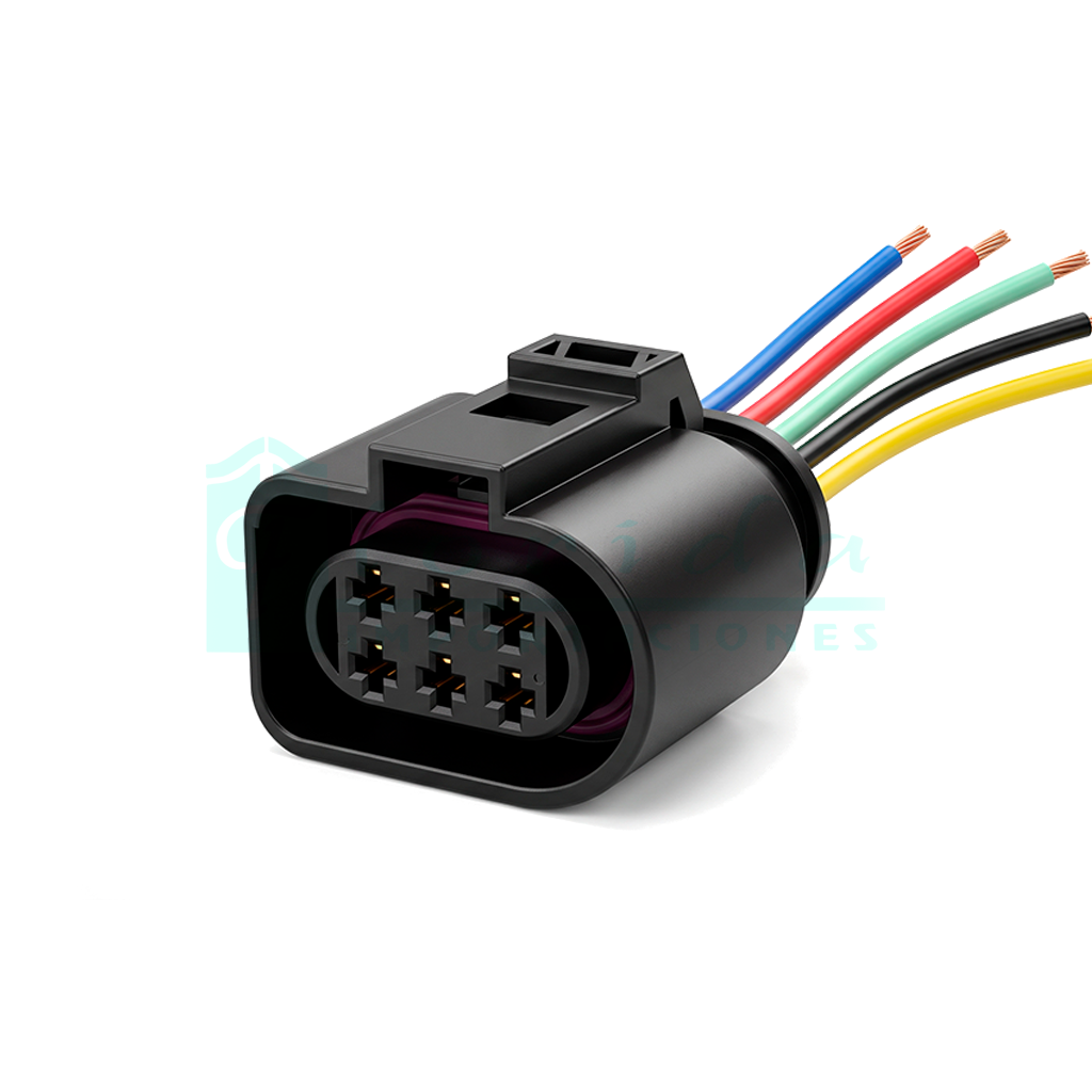 1053.CONECTOR (PACHA) FAROLA FIAT (6 PINES)(HEMBRA)