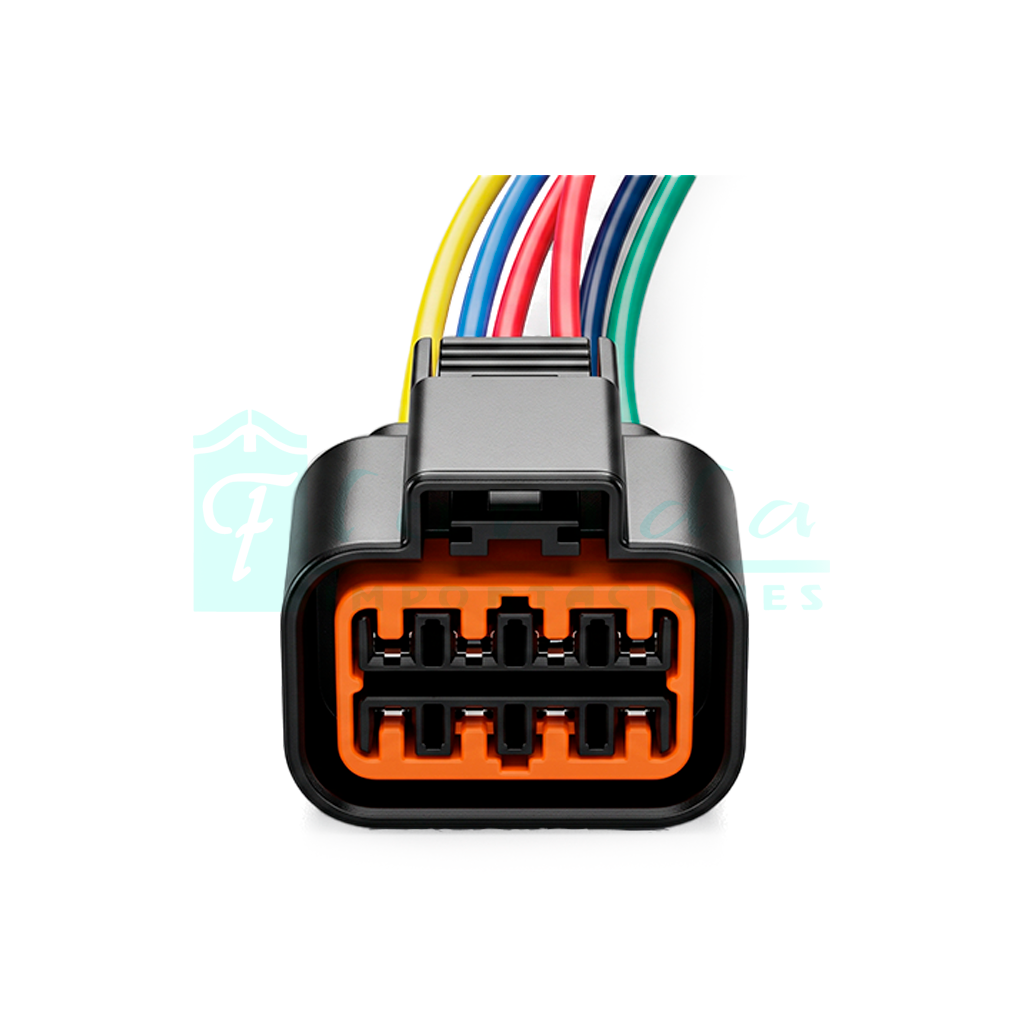 1057.CONECTOR (PACHA) EMPALME INST. ARNES VISION SEPHIA (8 PINES)(HEBRA)
