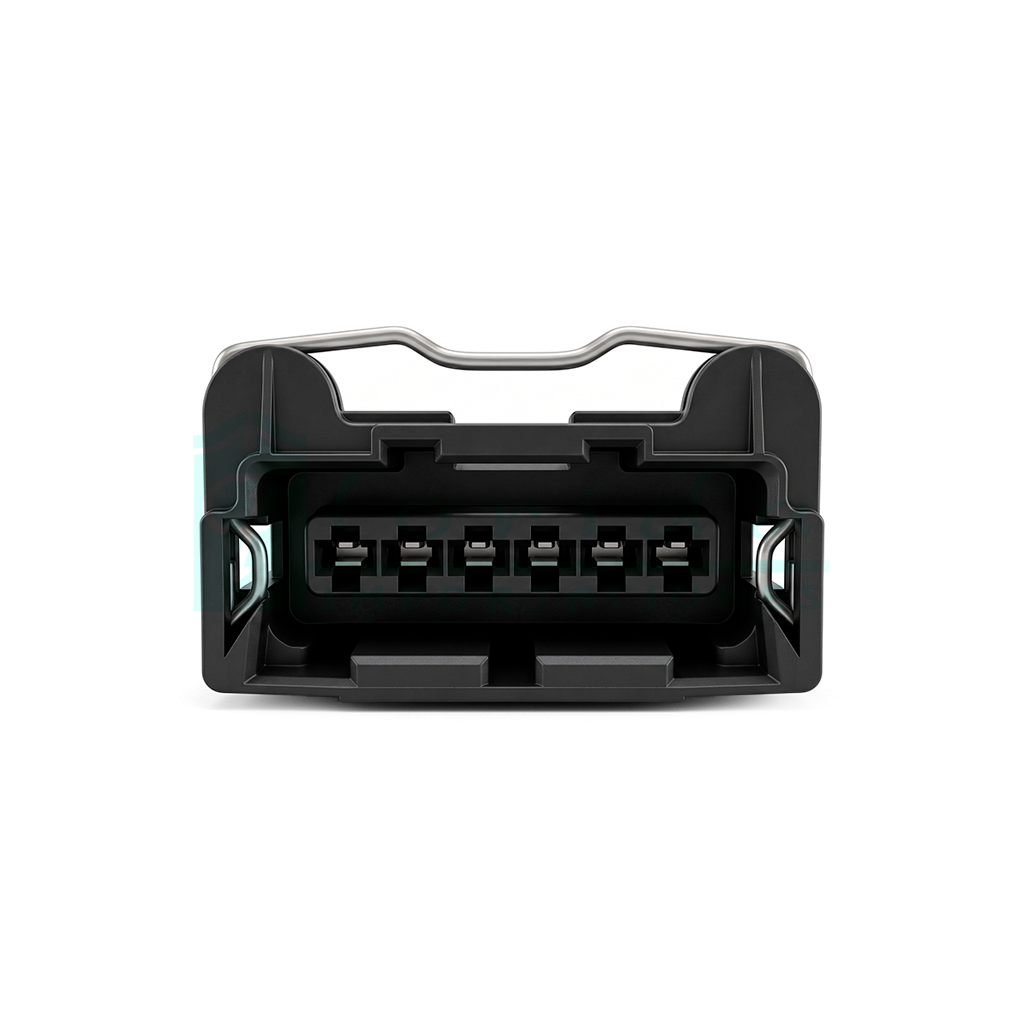 1062.CONECTOR (PACHA) DISTRIBUIDOR MAZDA B2600 EMPALME INYECTORES GOL GOLF (6 PINES)(HEMBRA)