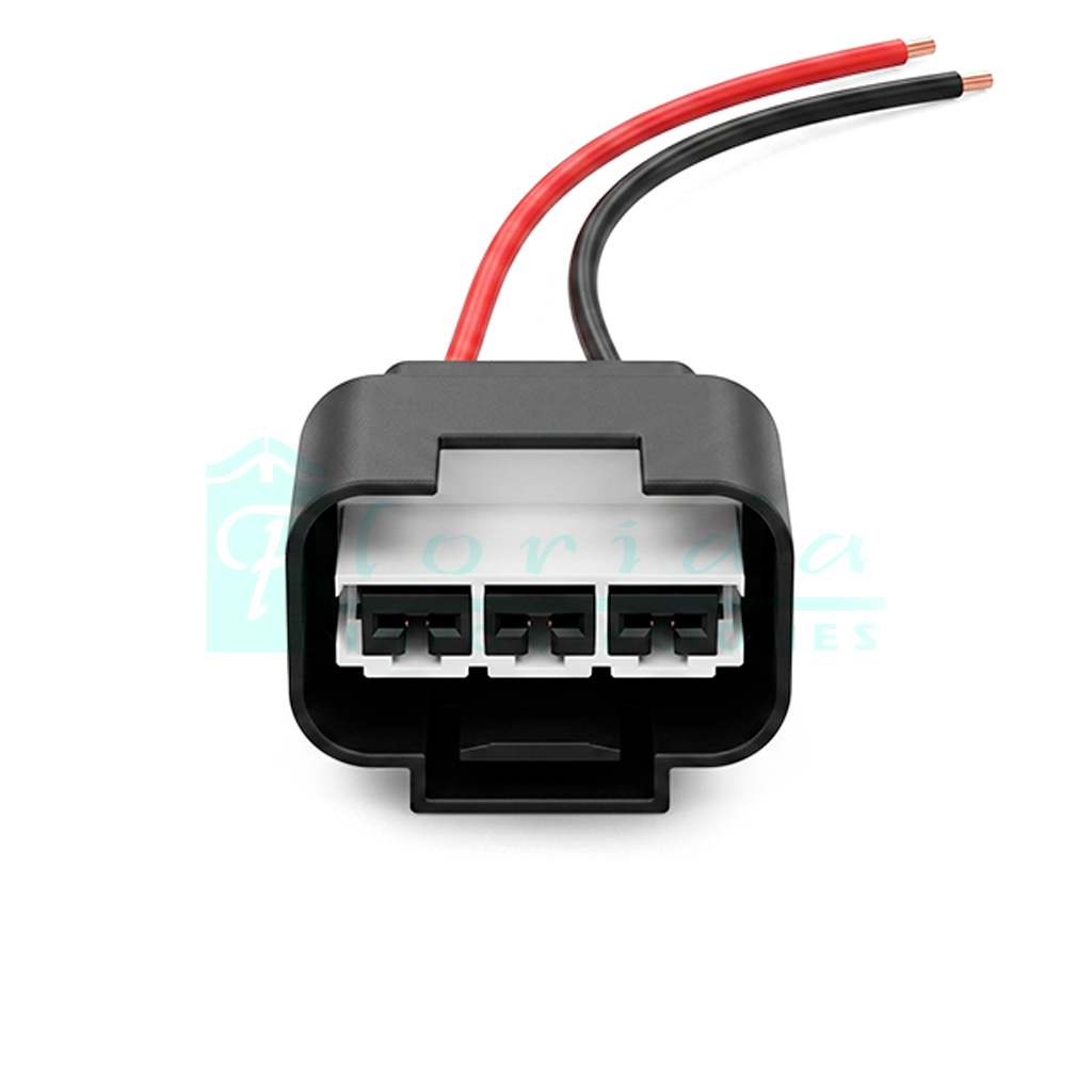 1065.CONECTOR (PACHA) DOBLE BOMBA (PILA) GASOLINA MOTOVENTILADOR I 10 CRUZE ONIX (3 PINES)(HEMBRA)