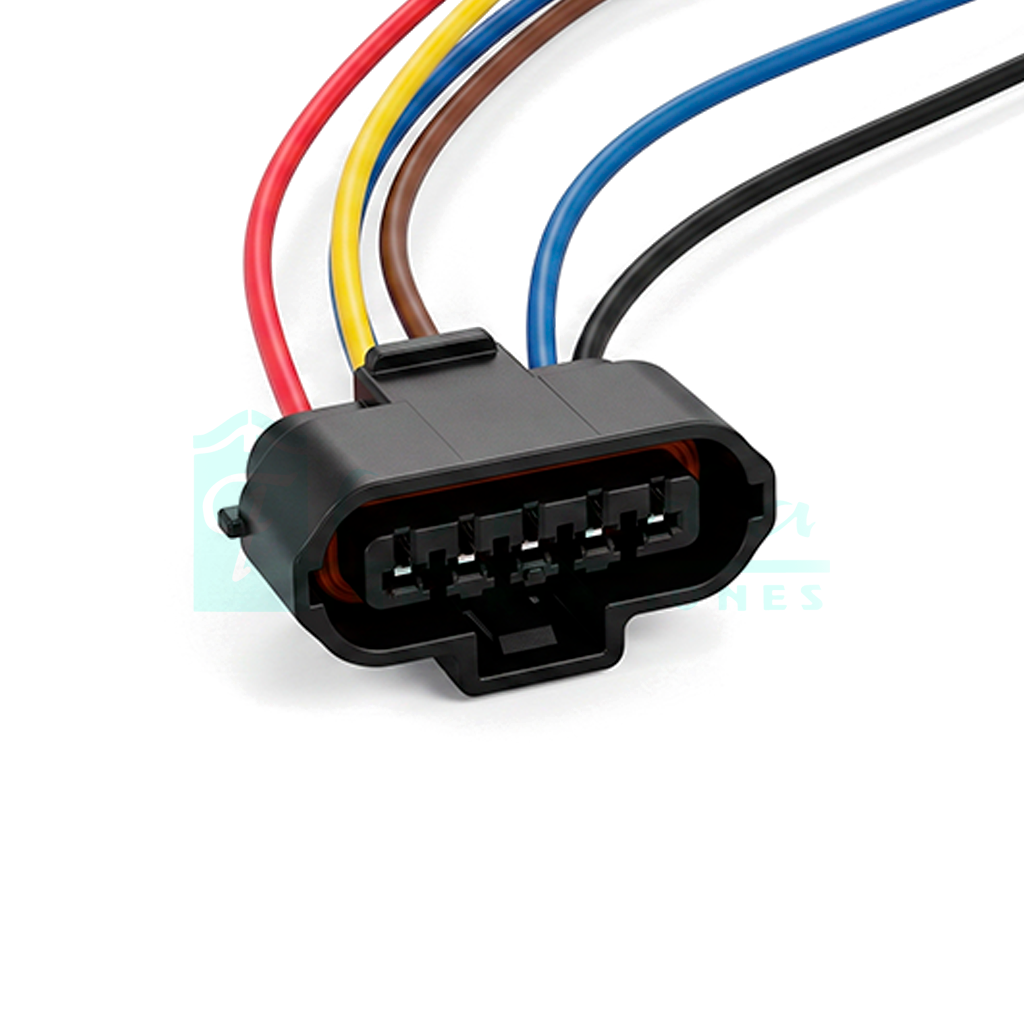 1077.CONECTOR (PACHA) CAPTADOR MAGNETICO CLIO II TWINGO LOGAN SYMBOL MEGANE CLASIC (NEGRO)(2 PINES)