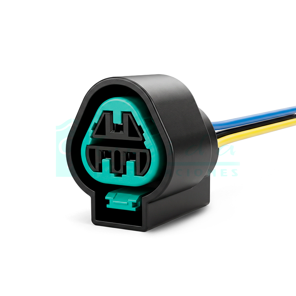 1107.CONECTOR (PACHA) BOBINAS ATOS I 10 GRAND I 10 1.2 CC PICANTO MORNING ION 1.2CC RIO SPICE 1.2CC SENSOR POSICION CIGÜEÑAL ATOS I 10 MORNING (3 PINES)(HEMBRA)