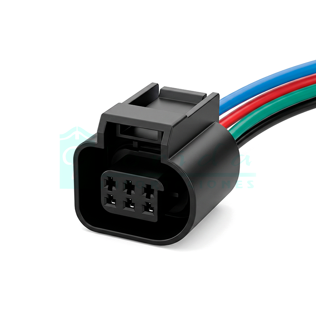 1111.CONECTOR (PACHA) BOMBA GAS. GOL GOLF (6 PINES)(HEMBRA)