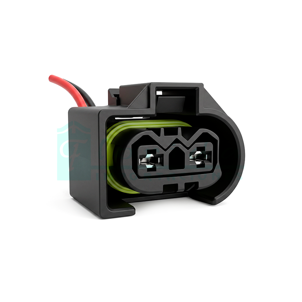 1112.CONECTOR (PACHA) BOMBA GAS. VOLKSWAGEN (2 PINES)(HEMBRA)(CON T 072)