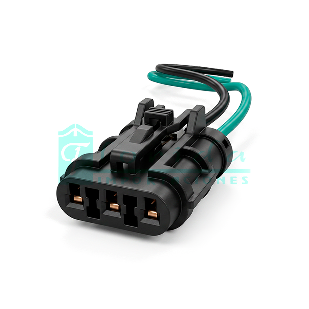 1128.(T 284) CONECTOR (PACHA) BOBINA ENCENDIDO ACCENT SENSOR VELOCIMETRO CIELO (3 PINES)