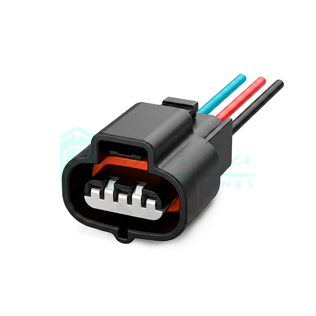 1130.CONECTOR (PACHA) BOBINA ENCENDIDO TOYOTA (GUIA MEDIA)(3 PINES)(HEMBRA)