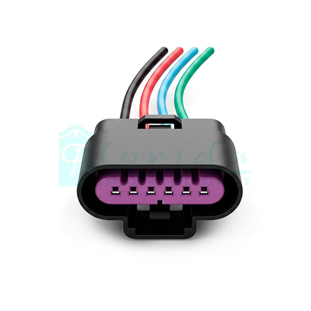 1137.CONECTOR (PACHA) BOBINA CRUZE (6 PINES)(HEMBRA)