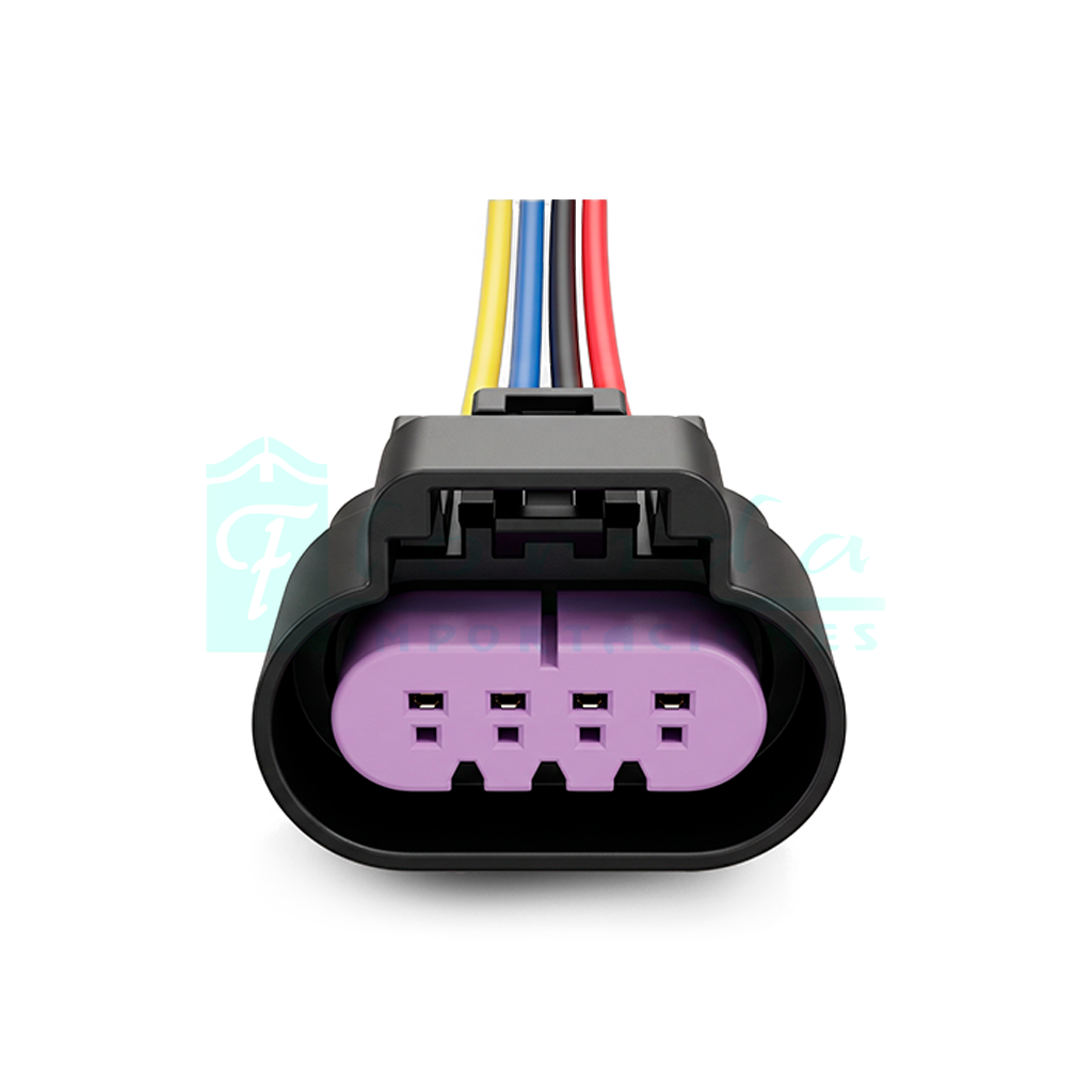 1145.CONECTOR (PACHA) BOBINA ALGUNOS VOLKSWAGEN (4 PINES)(HEMBRA)