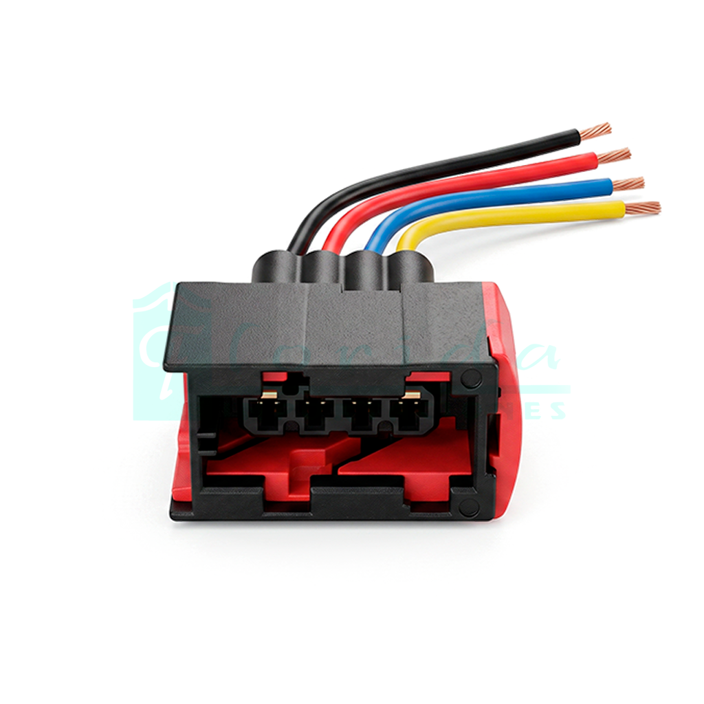 1178.CONECTOR (PACHA) (4 PINES)(HEMBRA)(CON T 181)