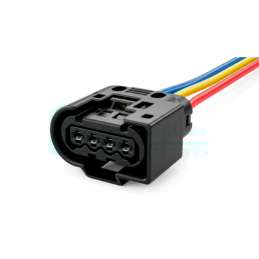 1179.CONECTOR (PACHA) (4 PINES)(HEMBRA)(CON T 182)