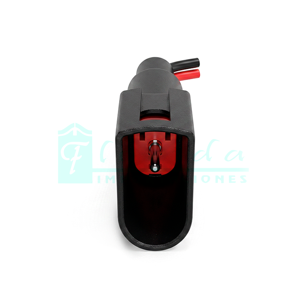 1185.CONECTOR (PACHA) (2 PINES)(MACHO)(CON T 016)