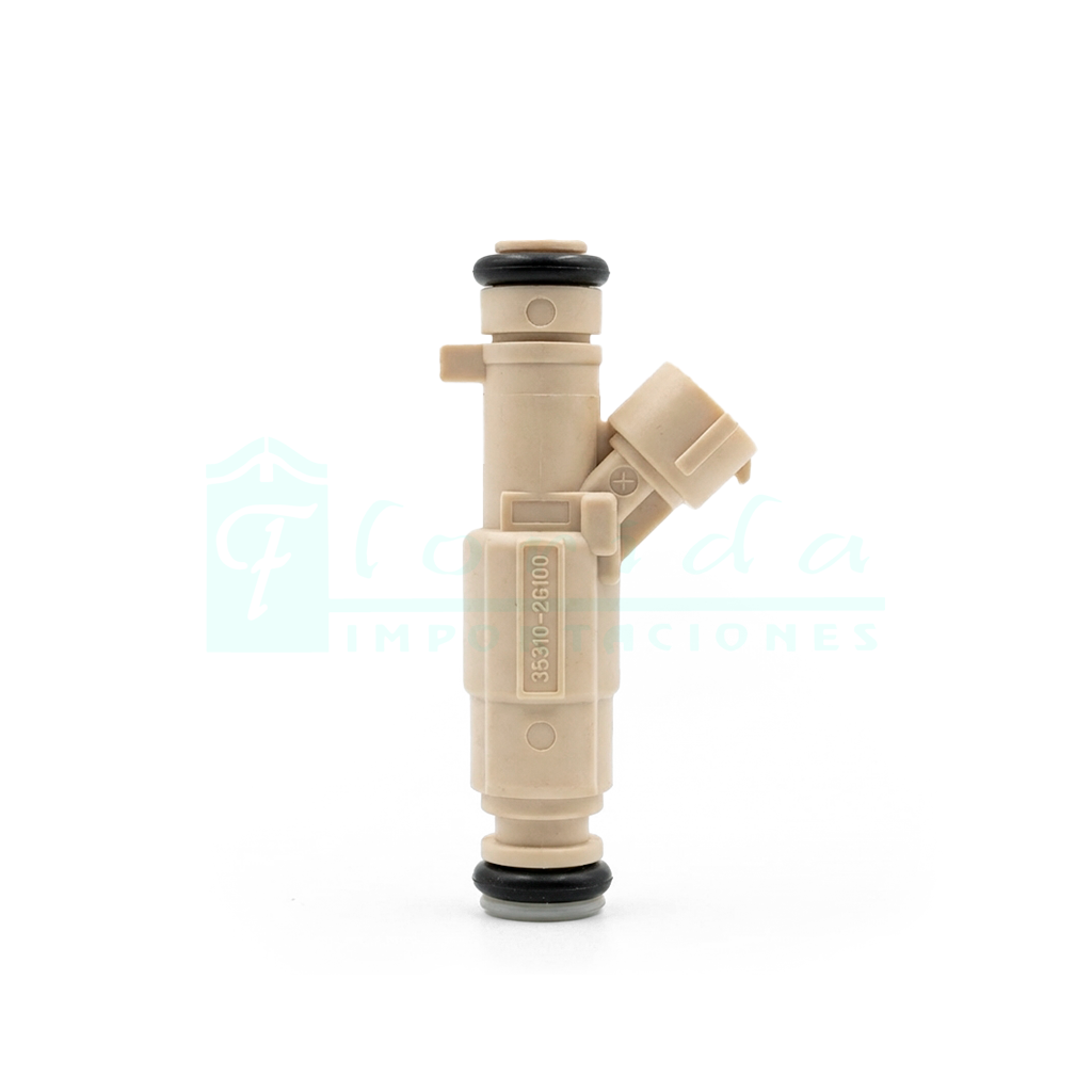 INYECTOR COMBUSTIBLE I-25 I-35 SPICE ELANTRA AMARILLO (4 HUECOS) (CFI-2B020)