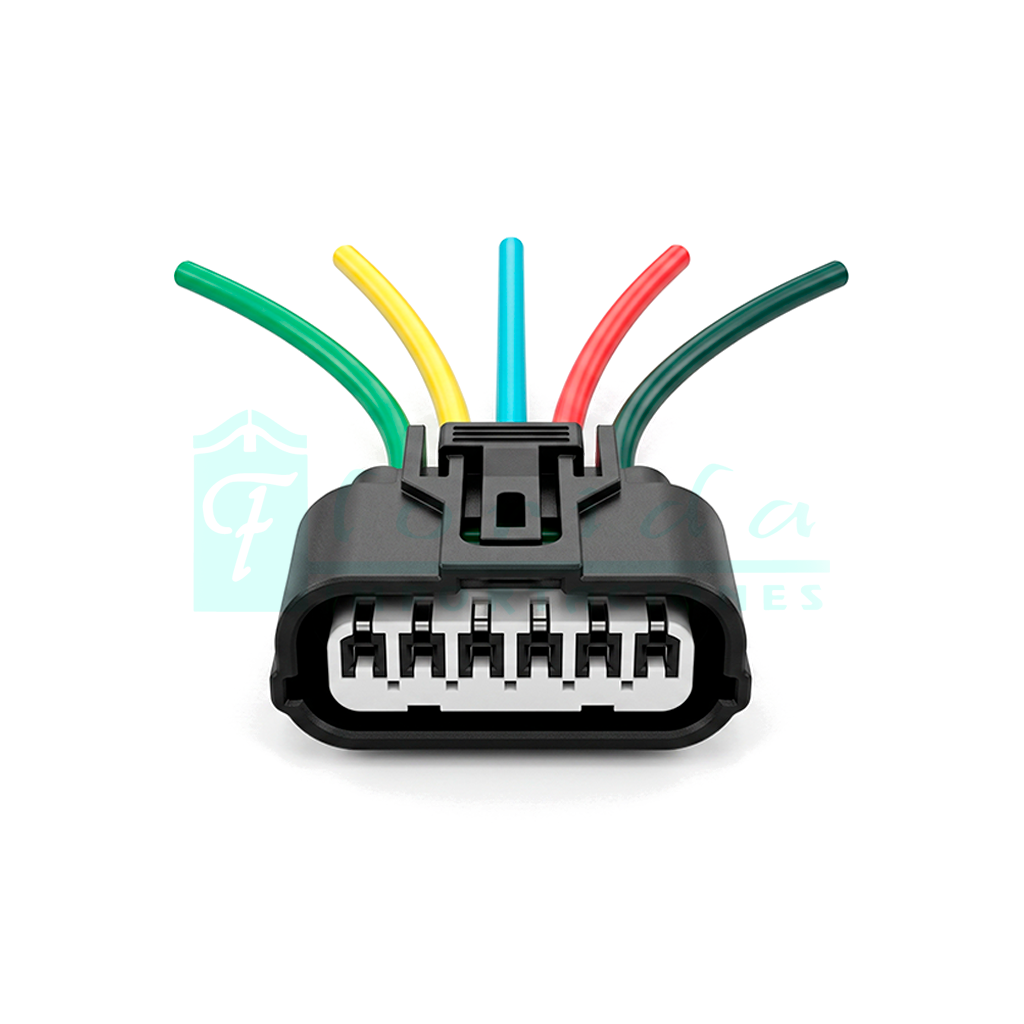 835.CONECTOR (PACHA)SENSOR FLUJO AIRE RENAULT (6 PINES)(HEMBRA)