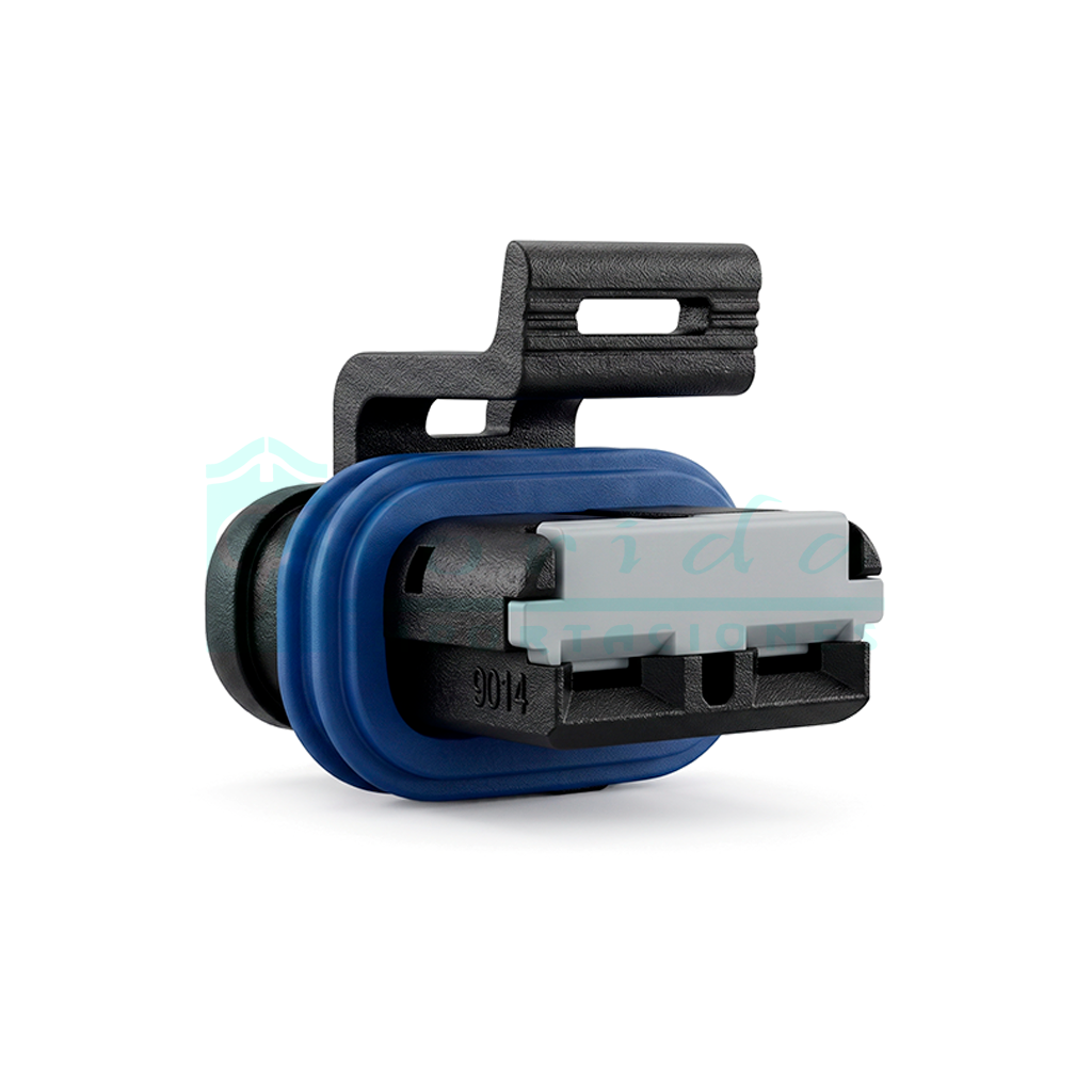 839.CONECTOR (PACHA) VALVULA EVAPORADORA SAIL (2 PINES)(HEMBRA)