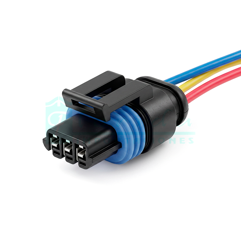 865.CONECTOR (PACHA) SENSOR TPS TWINGO MODELO VIEJO (3 PINES)