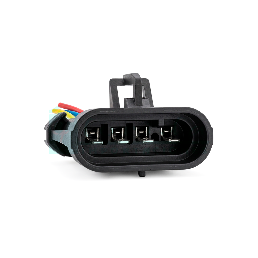 900.CONECTOR (PACHA) SENSOR OXIGENO FIAT COBAL ALTERNADOR AVEO (4 PINES)(MACHO)