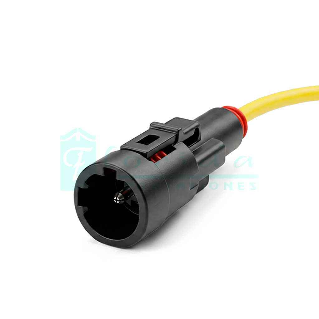 909.CONECTOR (PACHA) SENSOR OXIGENO CORSA (1 PIN)(MACHO)