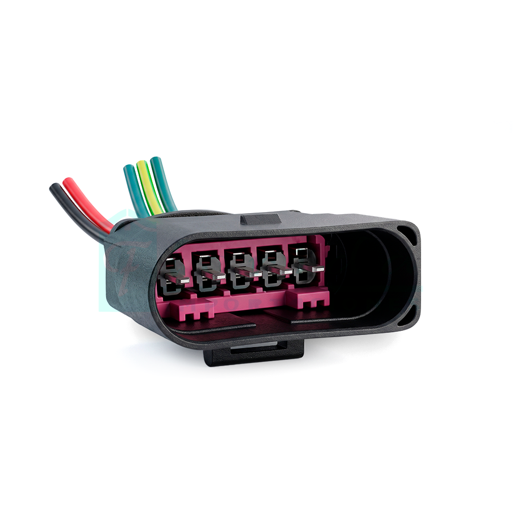 917.CONECTOR (PACHA) SENSOR OXIGENO CAMIONETAS VOLKSWAGEN (5 PINES)(MACHO)