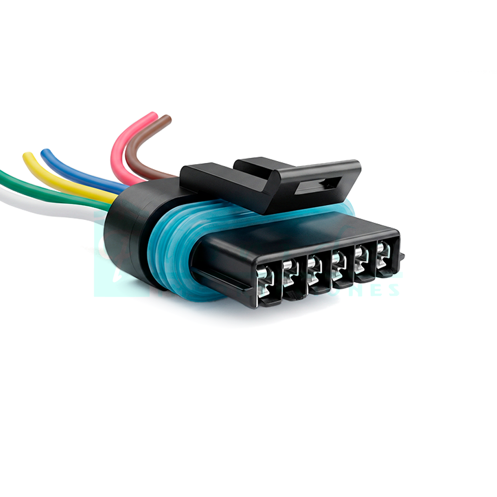 931.CONECTOR (PACHA) SENSOR FLUJO AIRE ONIX SONIC TRACKER (6 PINES)(HEMBRA)