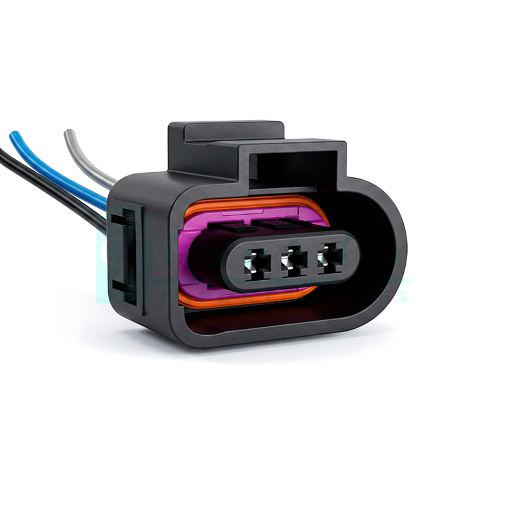 932.CONECTOR (PACHA) SENSOR CIGUEÑAL VOLSWAGEN (3 PINES)(HEMBRA)