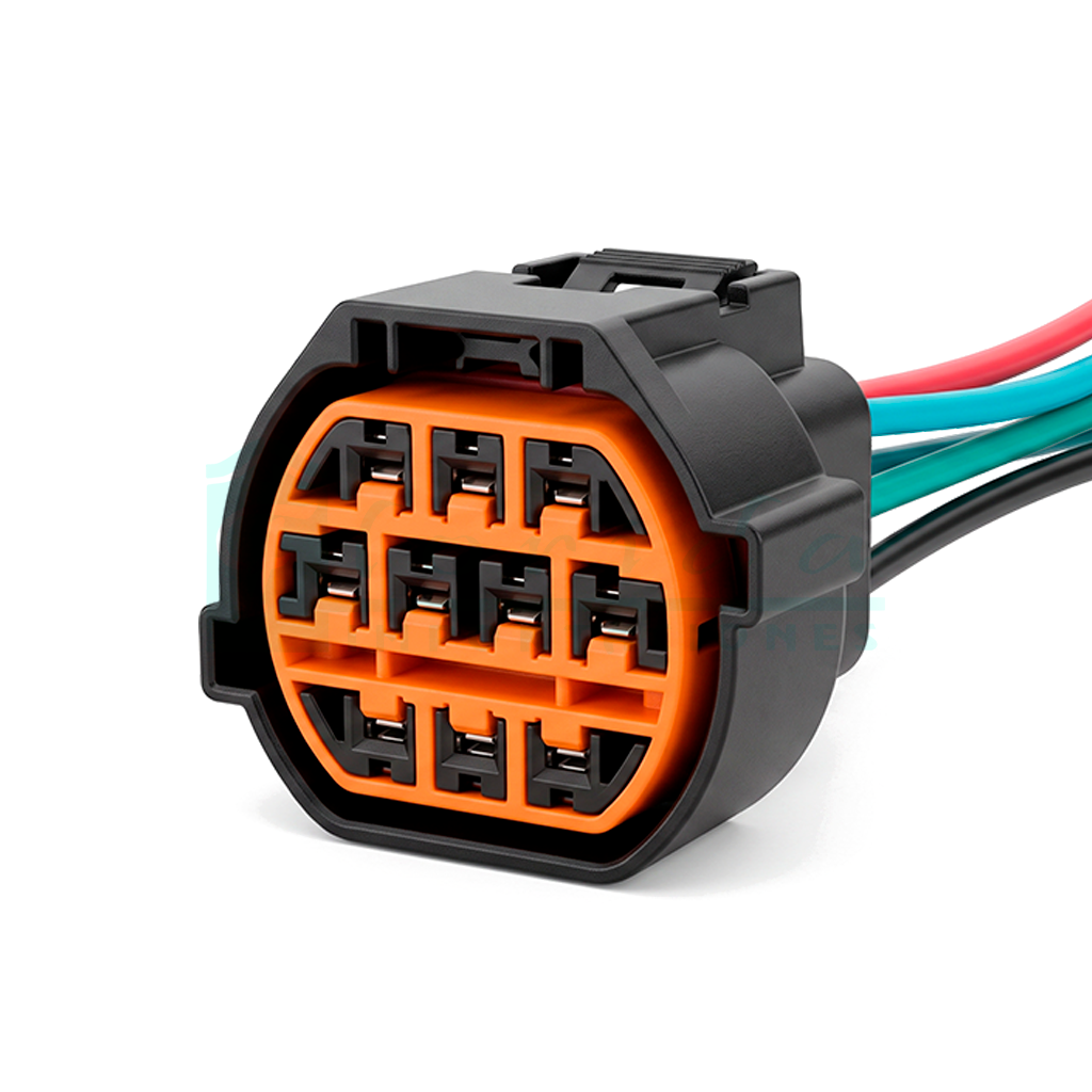 956.CONECTOR (PACHA) PORTALAMPARA HYUNDAI I 35 KIA (10 PINES)(HEMBRA)