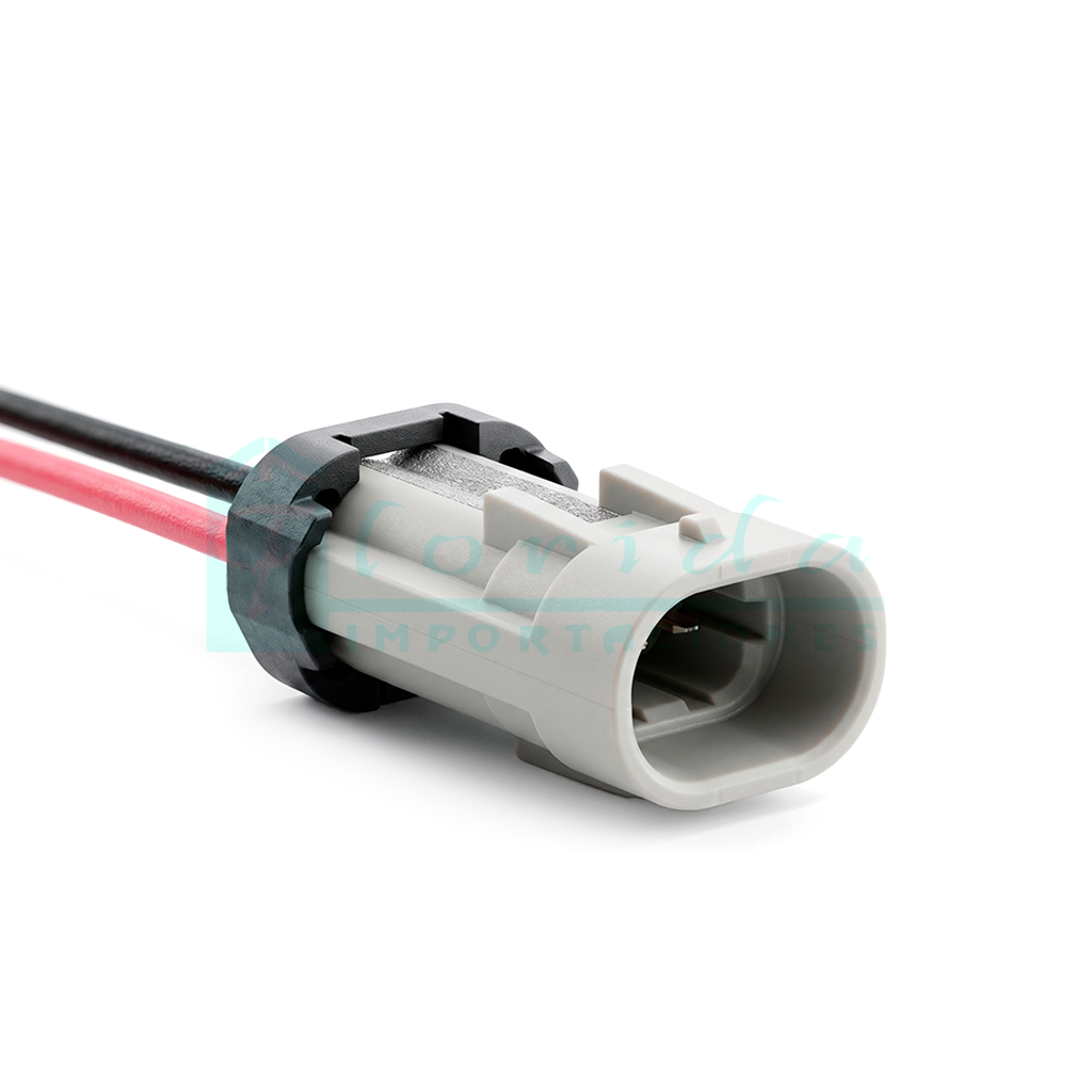 957.CONECTOR (PACHA) PERA REVERSA SPARK (2 PINES)(MACHO)(CON T 314)