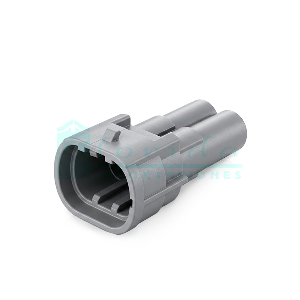 970.CONECTOR (PACHA) PERA REVERSA SAIL INYECTOR GASOLINA ATOS (2 PINES)(HEMBRA)