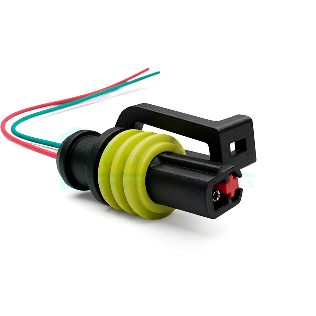 973.CONECTOR (PACHA) PERA ACEITE AVEO OPTRA CORSA ASTRA (1 PIN)(MACHO)