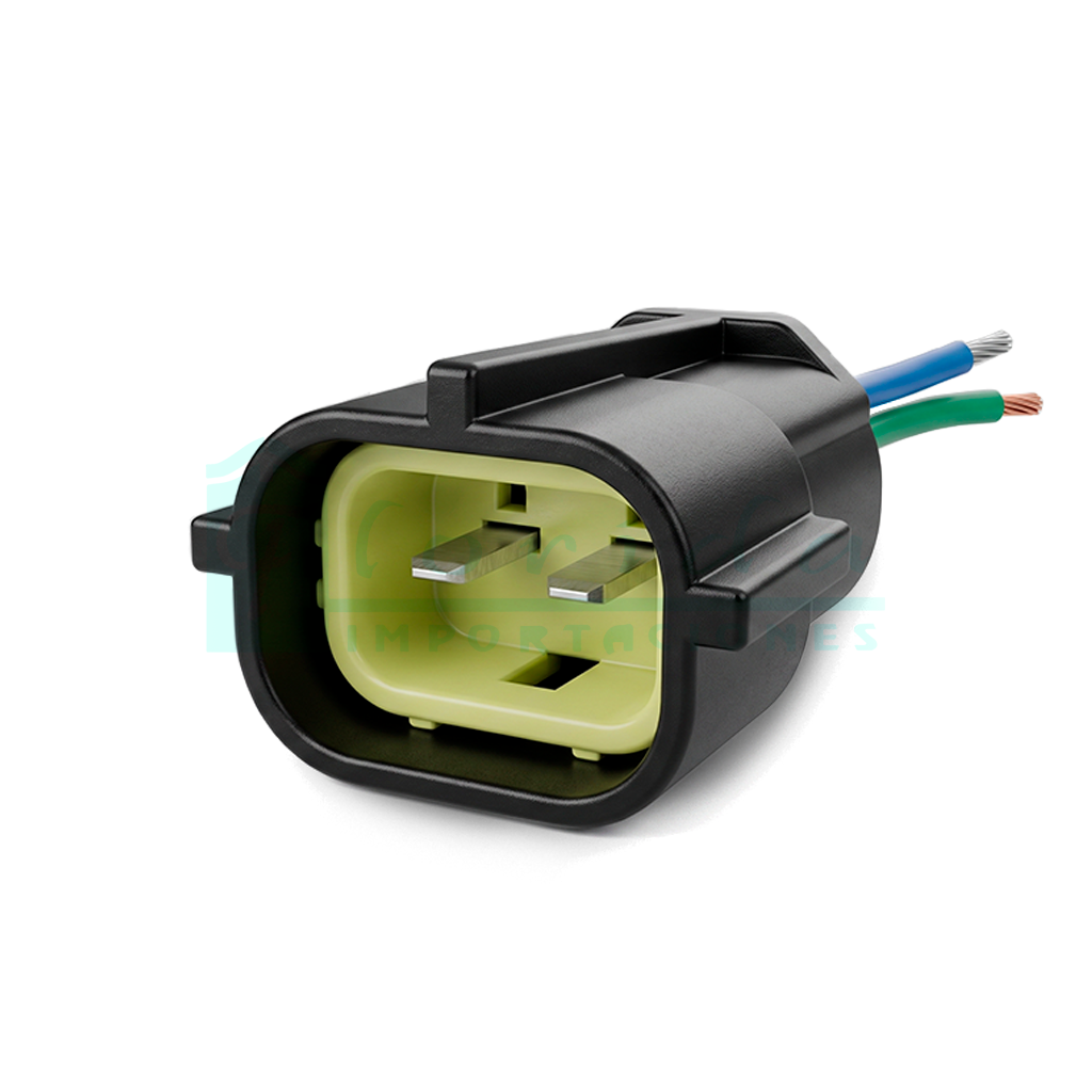 984.CONECTOR (PACHA) PASO GASOLINA ATOS SENSOR TEMP. CHEVROLET (2 PINES)(MACHO)