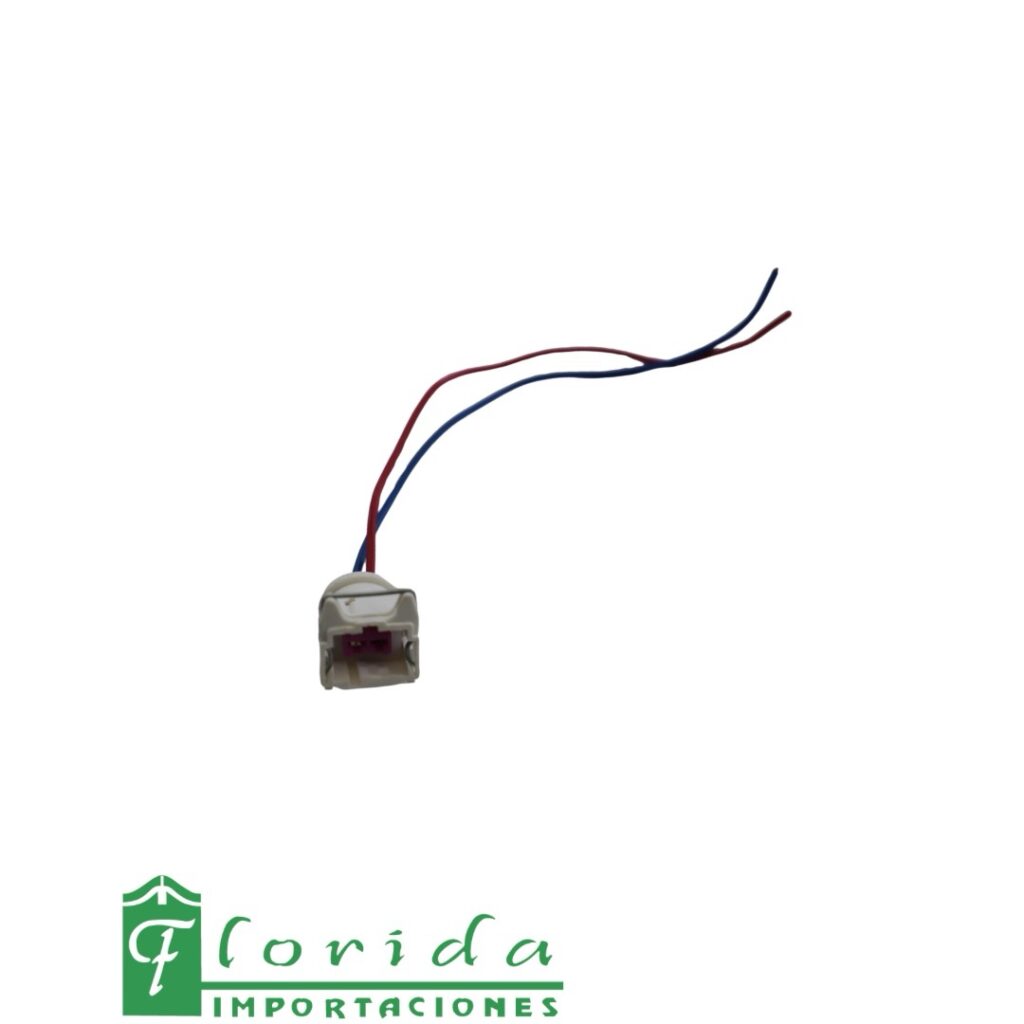 CONECTOR (PACHA) INYECTOR PEUGEOT (GUIA IZQUIERDA)(2 PINES)