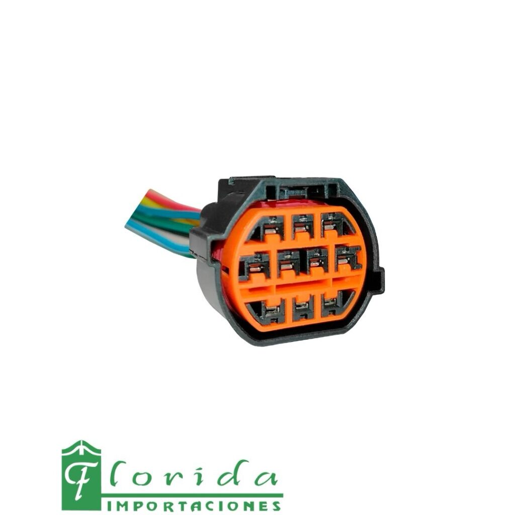 CONECTOR (PACHA) PORTALAMPARA HYUNDAI I-35/KIA (10 PINES)(HEMBRA)