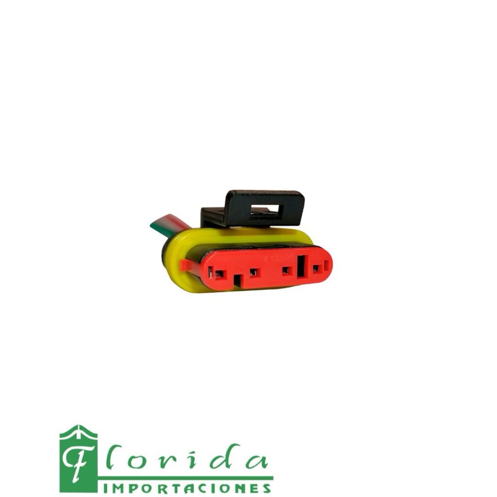 CONECTOR (PACHA) REGULADOR ALTERNADOR AVEO/OPTRA - BOBINA CLIO CAMPUS/TWINGO (4 PINES)