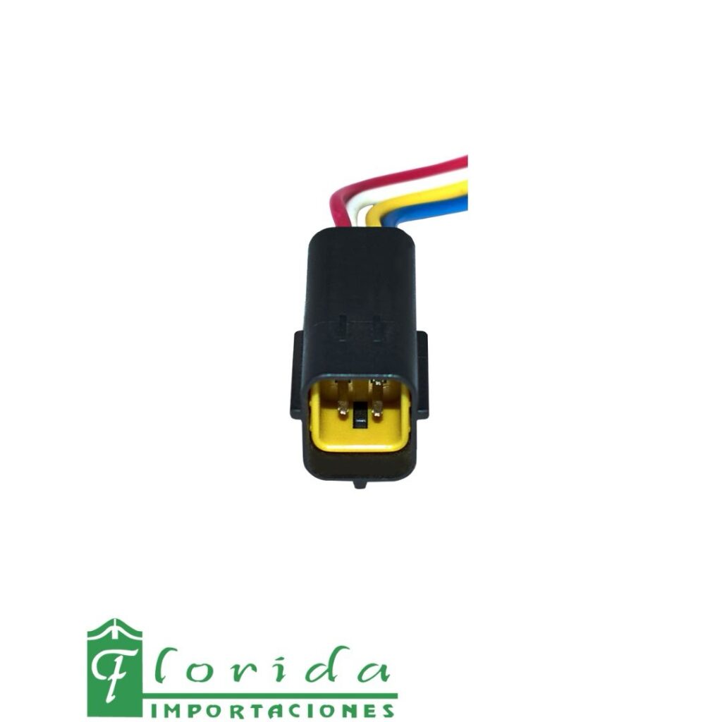 CONECTOR (PACHA) SENSOR OXIGENO OPTRA/AVEO/KIA/MAZDA/VITARA (4 PINES)(MACHO)