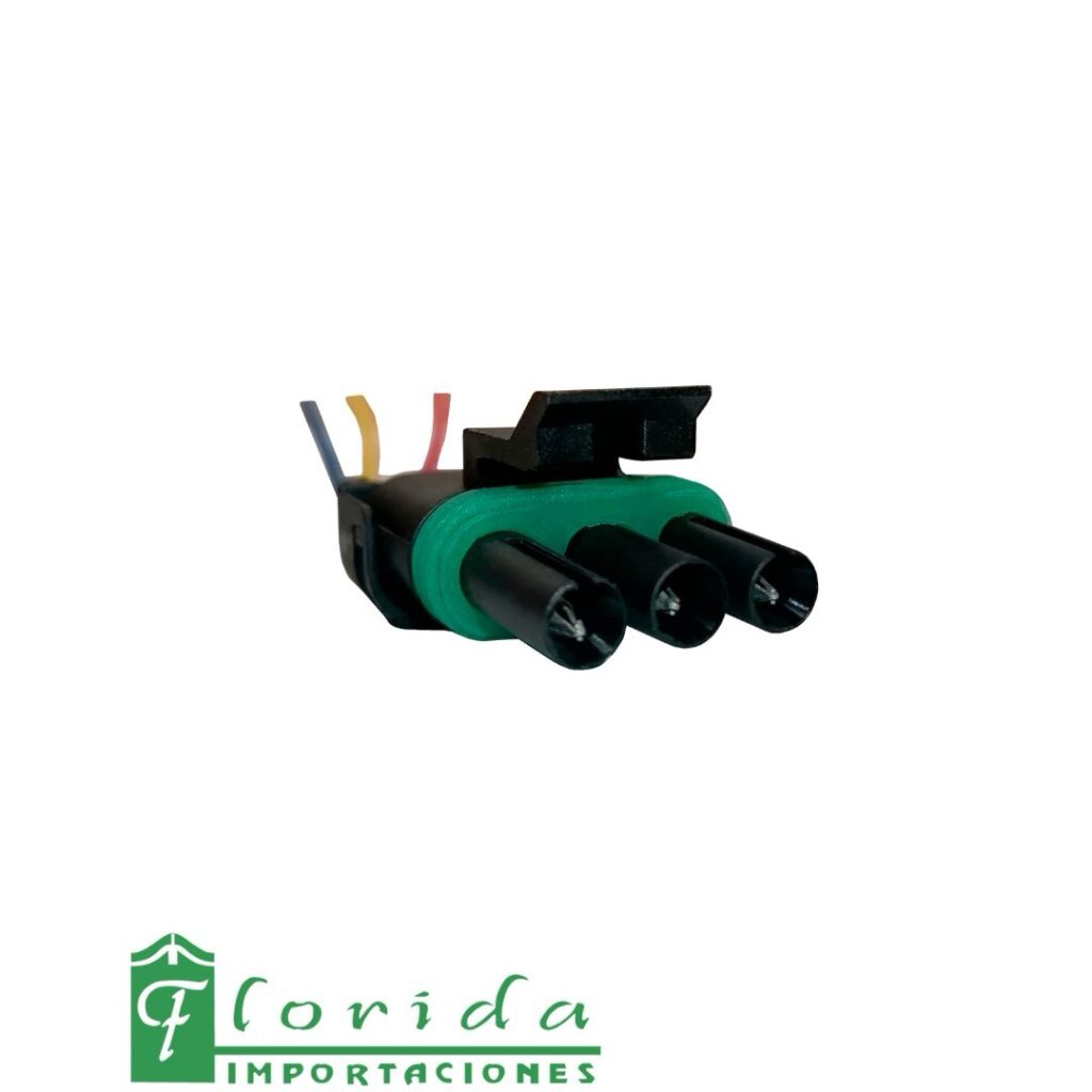 CONECTOR (PACHA) SENSOR MAP CORSA/RAICER/CIELO/LANOS/RENAULT 9 - SENSOR OXIGENO CLIO I (3 PINES)