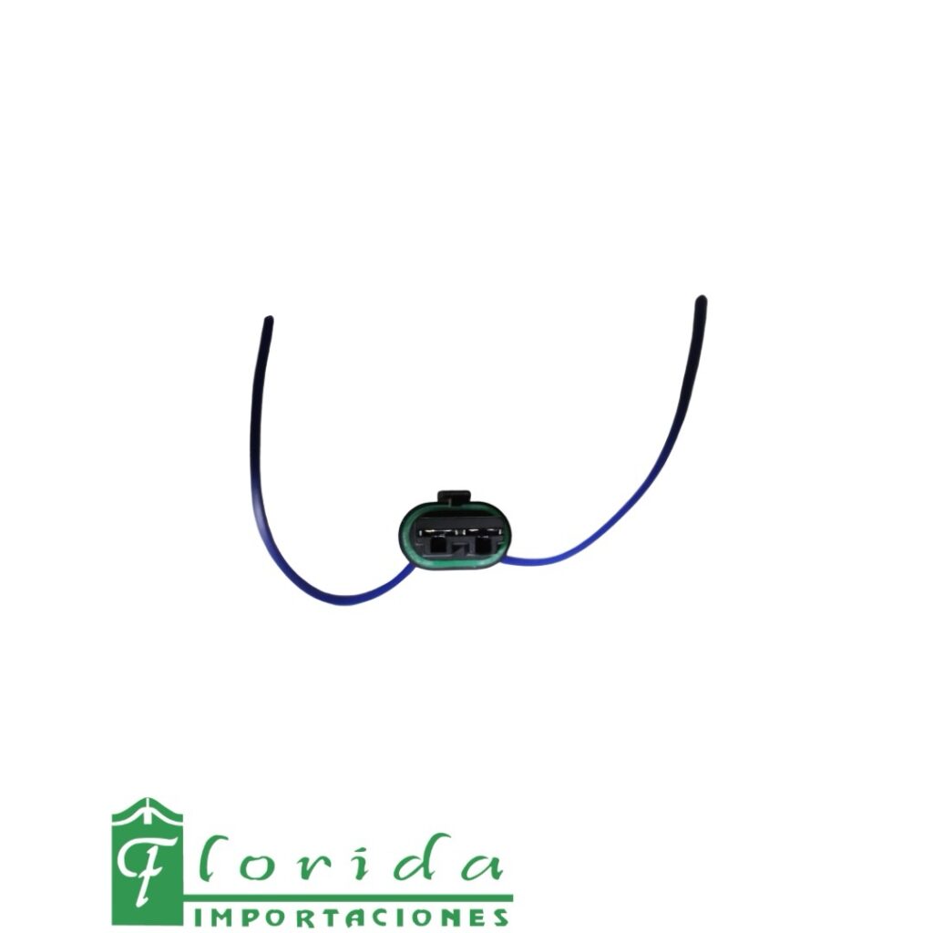 CONECTOR (PACHA) MOTOVENTILADOR MEGANE/CLIO II/TWINGO/LOGAN/SANDERO/SYMBOL VERDE ORIGINAL (2 PINES)