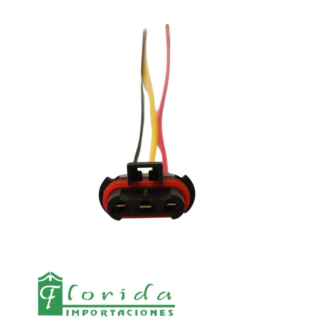 CONECTOR (PACHA) MOTOVENTILADOR TRACKER/SONIC/CRUZE/BLAZER S10/CAPTIVA - ALTERNADOR TRANSPESADO (3 PINES)