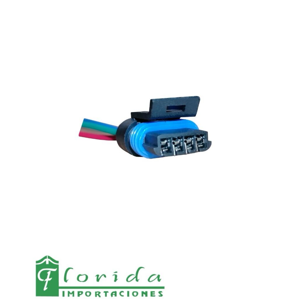 CONECTOR (PACHA) VALVULA IAC AVEO/CORSA/OPTRA/CLIELO/LANOS/CLIO/TWINGO/LOGAN/SANDERO/MEGANE/SYMBOL (4 PINES)