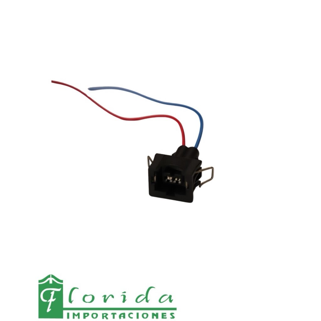 CONECTOR (PACHA) INYECTOR CLIO II/SYMBOL 16V/MEGANE CLASIC/LOGAN/SANDERO/TWINGO/SPARK/ATOS …/04 - TROMPO TEMPERARURA SPARK/ACCENT (2 PINES)(HEMBRA)
