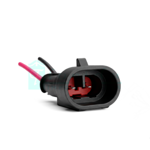 76 CONECTOR (PACHA) PERA REVERSA RAICER CIELO LANOS AVEO OPTRA SAIL LUZ MEDIA CORSA (2 PINES)(MACHO)
