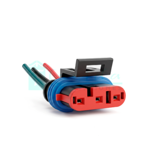 80 CONECTOR (PACHA) BOBINA Y VELOCIMETRO SPARK SPARK GT AVEO OPTRA SENSOR MAP CLIO TWINGO LOGAN SANDERO SYMBOL MEGANE DUSTER (3 PINES)(ROJO)