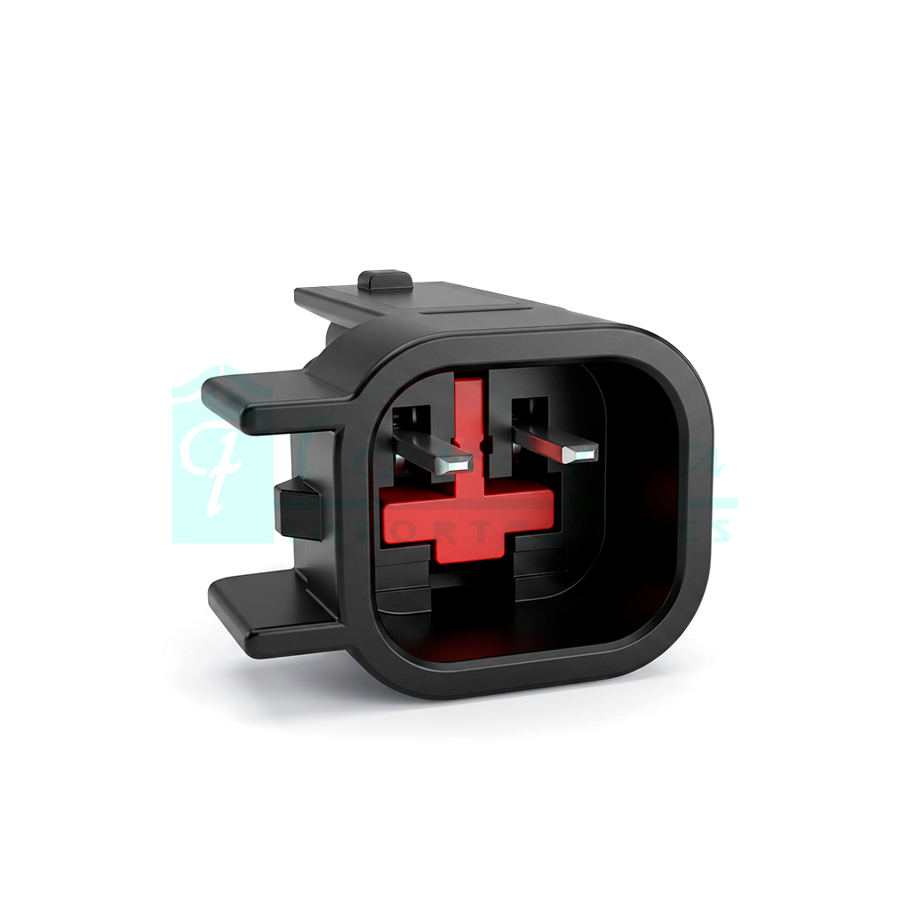 98 CONECTOR (PACHA) PERA REVERSA N200 N300 (2 PINES)(MACHO)(CON T 013)